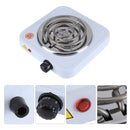 Cocina Electrica Hornilla Estufa Espiral 1 Puesto 1000 W Blanco