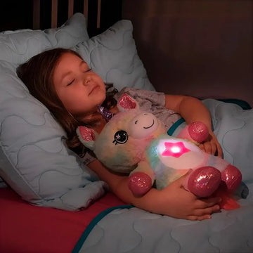 Muñeco Peluche Star Belly Musical Proyector Luz Nocturna