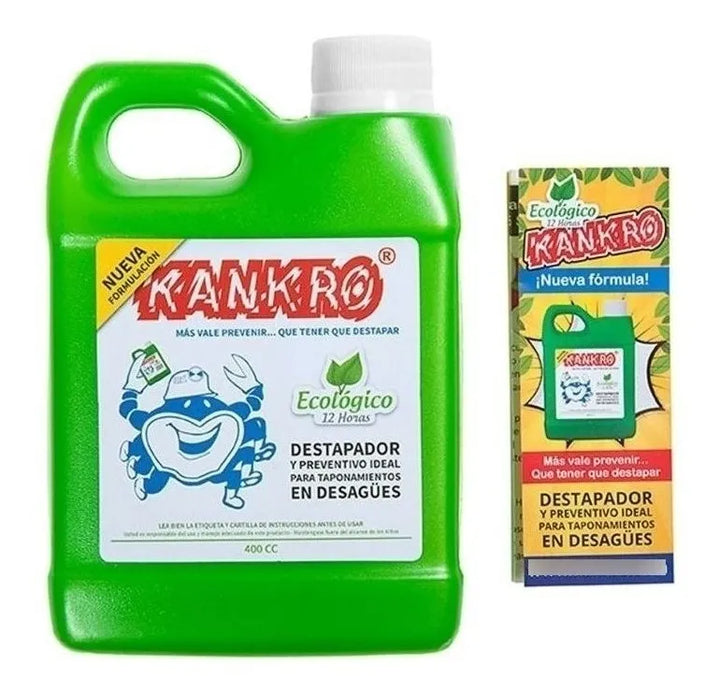 Destapa Cañerías Kankro Ecológico 400 Ml