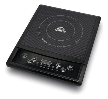 Estufa Inducción Eléctrica Digital Portátil 1 Puesto Home El Color Negro