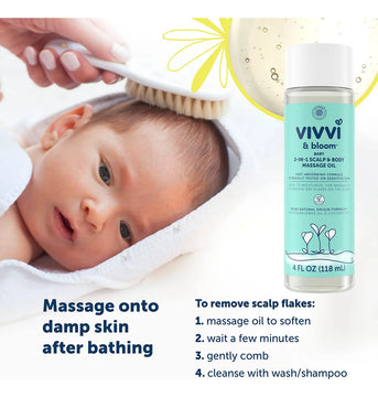 Vivvi & Bloom Suave Aceite De Masaje 2 En 1 Para El Cuero C.