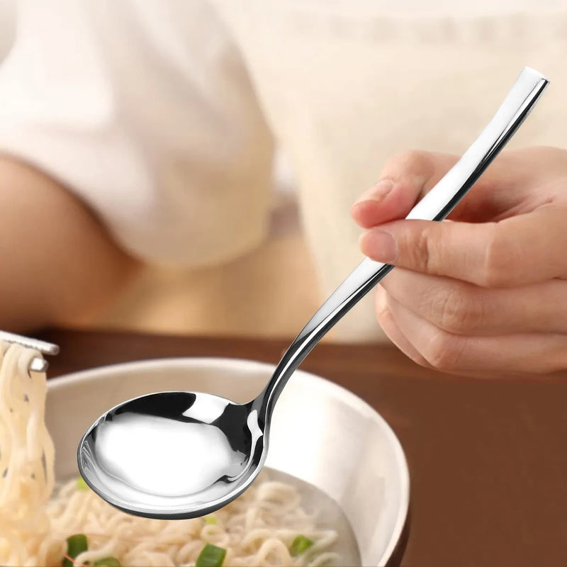 Pekky Cuchara Pequeña Para Sopa, Cucharón De Acero Inoxid.