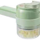 Cortador De Verduras 4 En 1 Picatodo Recargable Triturador
