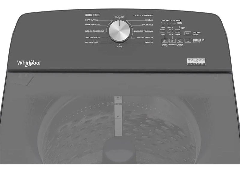 Lavadora Whirlpool Carga Superior Xpert System 24 Kg - Gris