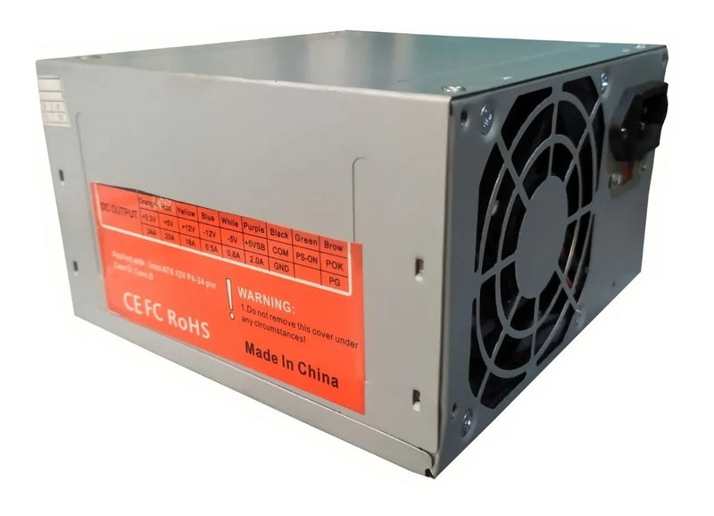 Fuente De Poder Para Pc 200w Genérica Nueva Gris