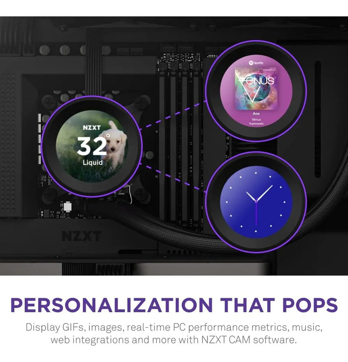 Nzxt Kraken Elite 280 - Rl-kn28e-b1- Radiador Líquido Par...