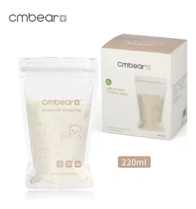 Bolsas Lactancia 30 Unidades Leche Materna 220ml