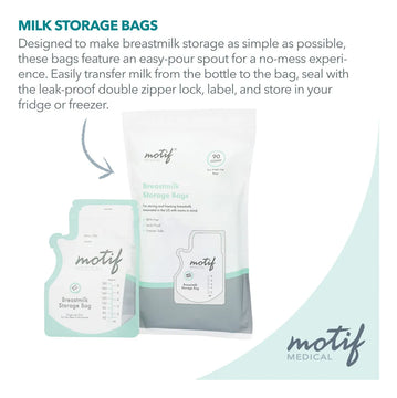 Motif Medical, Bolsas De Almacenamiento De Leche, Bolsa Para