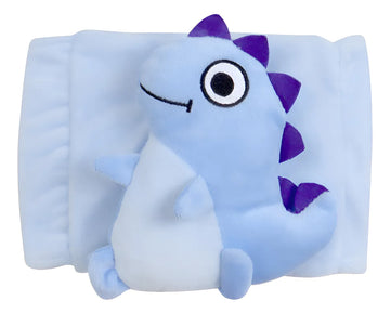Cinturón De Pañales Para Calmar Cólicos Alivio Gases Bebe Azul Claro Dinosaurio