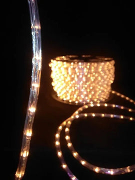 Manguera Led 3 Vias Luces Navideñas 20mt Blanco Cálido