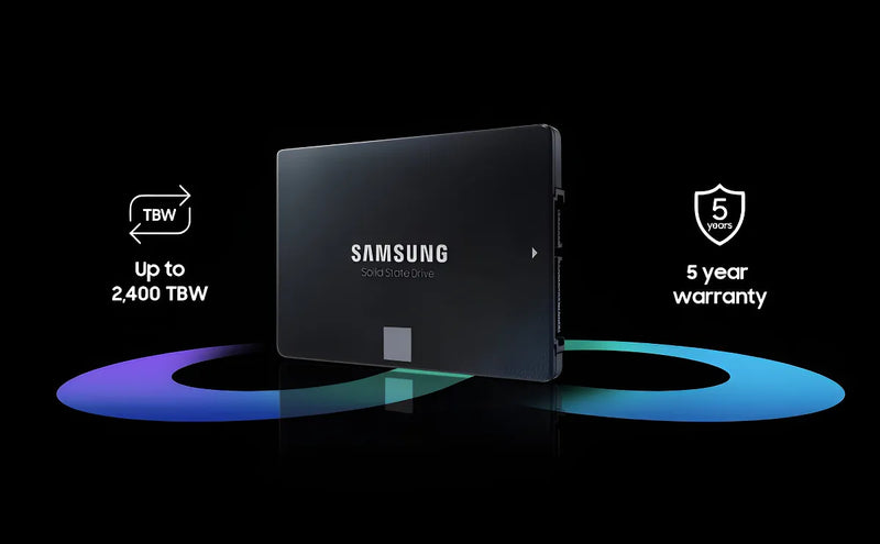 Disco sólido interno Samsung 870 EVO MZ-77E500 500GB negro