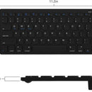 Teclado Bluetooh Recargable Inalambrico Tablet Celular Pc Teclado Multicolor