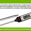 Termómetro Digital Cocina Barbacoa + Batería Color Negro
