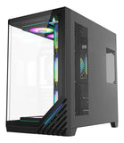 Gabinete Gamer Iceberg Wave L Vidrio Curvo 7 Ventiladores Negro