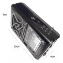 Radio Parlante Recargable Am/fm Bluetooth Panel Solar Fx-063