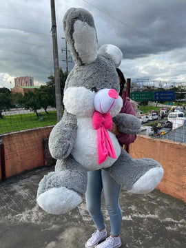 Conejo Gigante 110 Cmts +envío+moño De Regalo +perfumado
