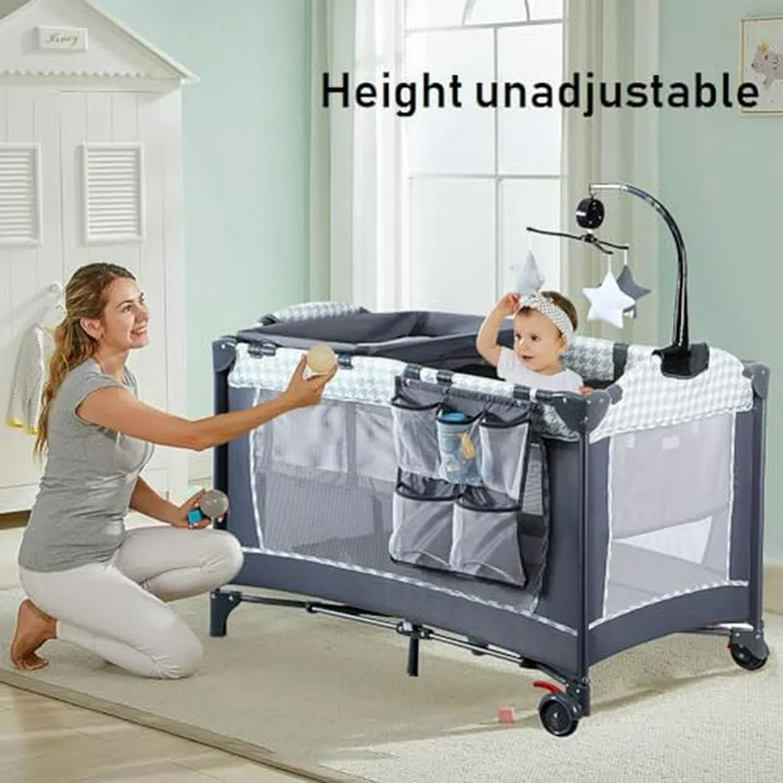 Cuna Colecho 4 En 1 Con Juguetes Y Música Para Bebé