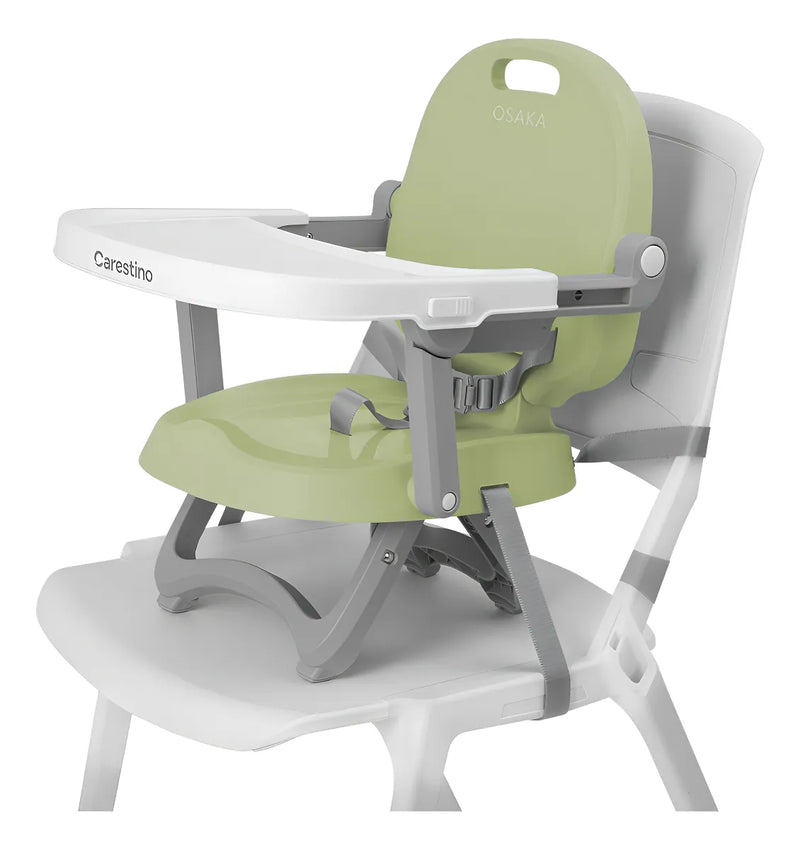 Silla De Comer Bebe Carestino Osaka Booster Altura Adaptable con Bandeja Extraíble