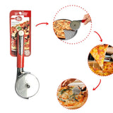 Cortador De Pizza Masas Profesional Acero Inoxidable Corta