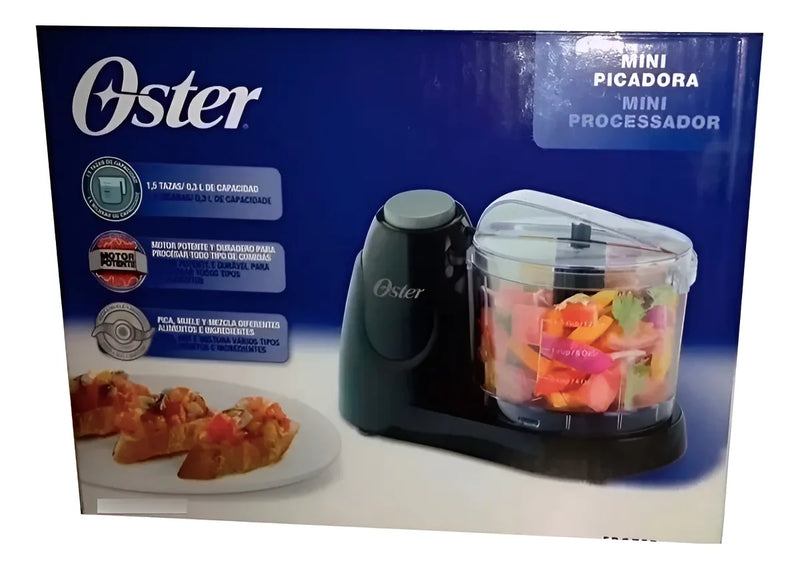 Mini Picador Picatodo Mini Procesador Oster® Color Negro 110V