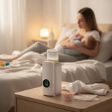 Calentador Tetero Biberones Portátil Inalámbrico Recargable Blanco