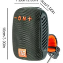 Altavoz Portátil De Bluetooth Para Bicicleta Color Militar