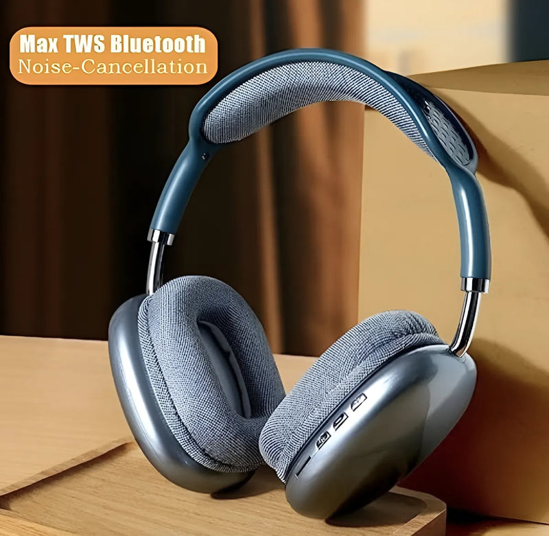 Auriculares inalámbricos Bluetooth compatibles con AirPods Max Color Blue