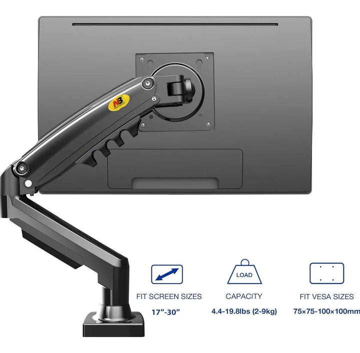 Soporte North Bayou Nb F80 De Mesa Para Tv/monitor Negro