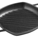 Sarten 10*10 D/asa De Hierro Fundido Esmaltado Victoria Color Negro