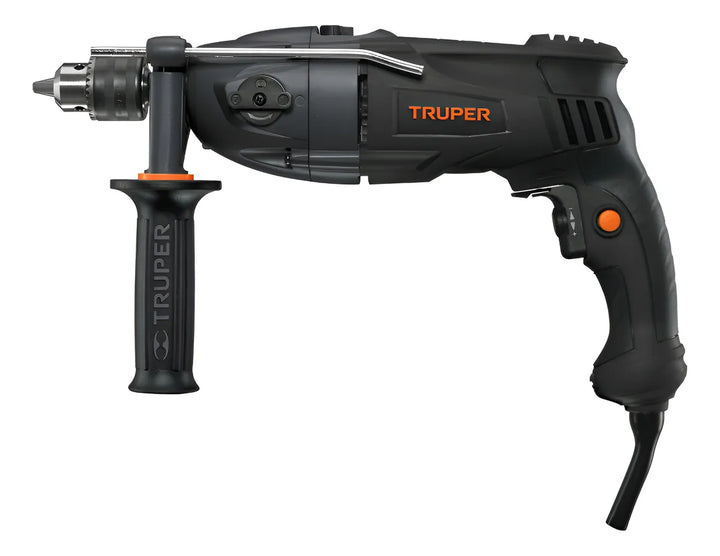 Taladro Percutor 1/2 Industrial 1200w Truper 3 Años Garantia - Gris - 60