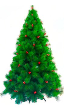 Árbol De Navidad Pino Tibet Con Cherry De 180cm Verde