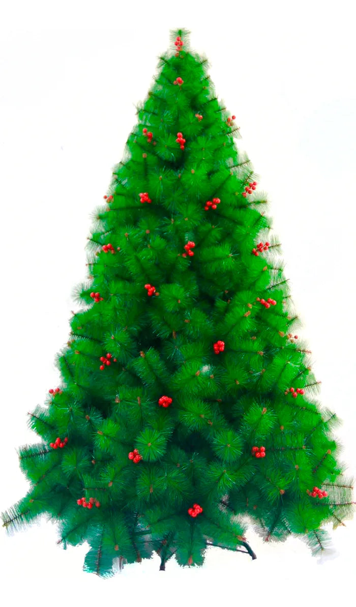 Árbol De Navidad Pino Tibet Con Cherry De 180cm Verde