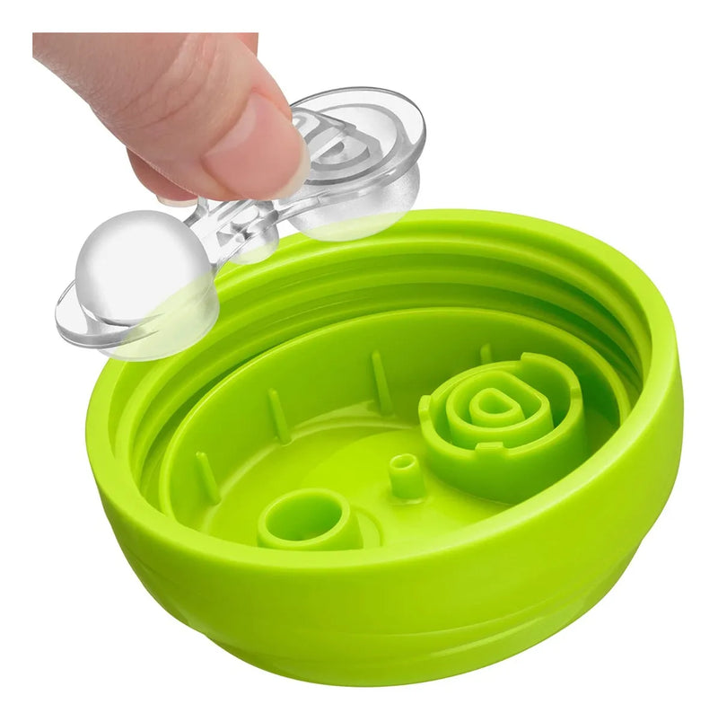 Vaso Entrenador Chicco 7 Onz Boquilla Semiblanda Verde 6m+ Azul