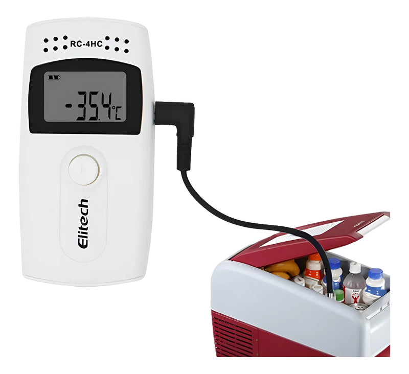 Data Logger Elitech Rc-4hc Temperatura Humedad Digital