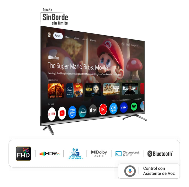 Televisor Hyundai 43 Pulgadas Google Tv Full Hd