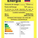 Torre De Lavado Whirlpool A Gas He 20kgs - Blanca 7mwgt4027h Color Blanco