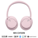 Audífonos Inalámbricos Con Noise Cancelling Wh-ch720n Color Rosado
