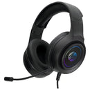 Auriculares HP Gamer DHE-8008u DHE-8008u negros con luz LED RGB