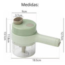 Cortadora Eléctrica Multifuncional De Verduras 4 En 1