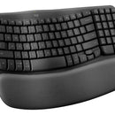 Teclado Logitech Bluetooth Wave Keys For Business Español Color Negro Ergo Series