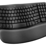 Teclado Logitech Bluetooth Wave Keys For Business Español Color Negro Ergo Series