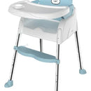 Silla Comedor Para Bebe Multifuncional 5 En 1 + Obseq Bz-506 Color Azul Ninos