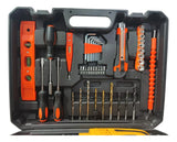 Taladro 1/2 Percutor 2 Velocidades Reversa + Kit De Herrami Amarillo 50-60 Hz