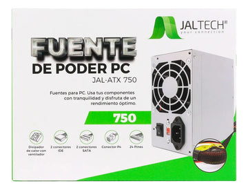 Fuente Poder Pc 230w Conector P4 24 Pines X2 Sata Ventilador Diseño