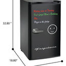 Nevera frigobar Frigidaire EFR331 color negro con capacidad de 91L