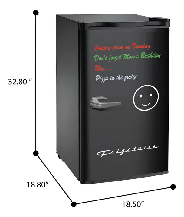 Nevera frigobar Frigidaire EFR331 color negro con capacidad de 91L