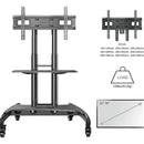 Base Soporte Tv A Piso Ruedas Para 32 -75 Movible