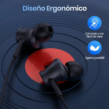 Audífonos In-ear Gamer 1hora Aut111 Negro