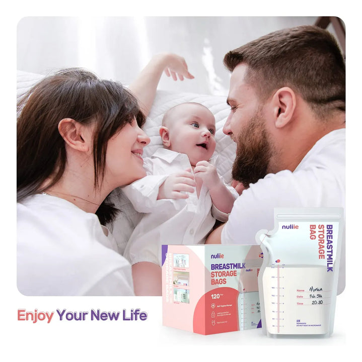 Nuliie 120 Bolsas De Almacenamiento De Leche Materna, Bolsas