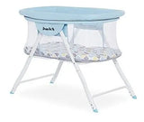 Sueño En Mí Amapola Viajeros Cuna Portátil En Brown Y Azul.